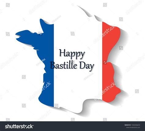 Silhouette France Against French Flag Vector Vector De Stock Libre De Regalías 1392036659