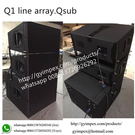 Q1 Dual 10inch Two Way Line Array System Gyimpex China Manufacturer