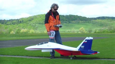 Rc Jet Big Scale Sukhoi Su With Real Jet Turbine Engine And A Great