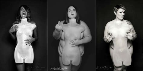 Nude Photos Of Average Women Posing With Mannequins To Prove Beauty Standards Are Wrong YourTango