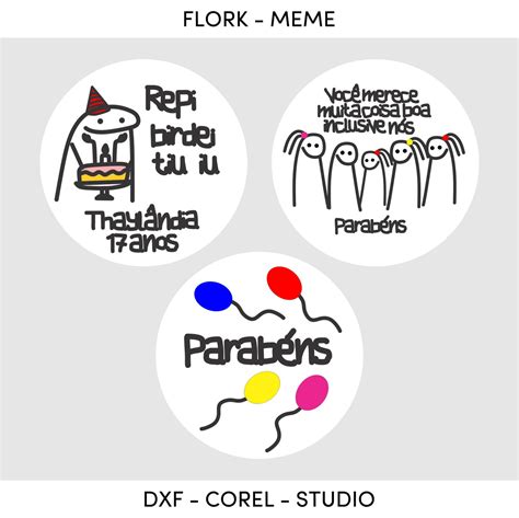 187 Flork Para Bentô Cake Arquivo De Corte Elo7