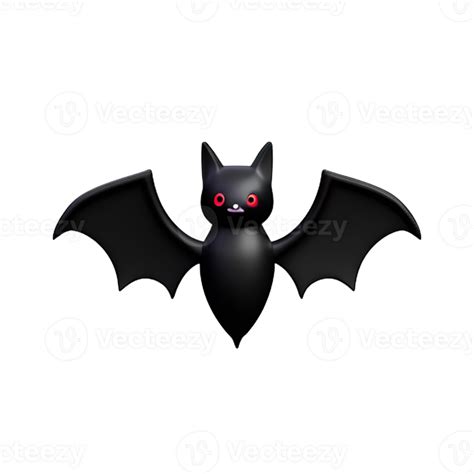 Bat Black Halloween AI Generative 29752236 PNG