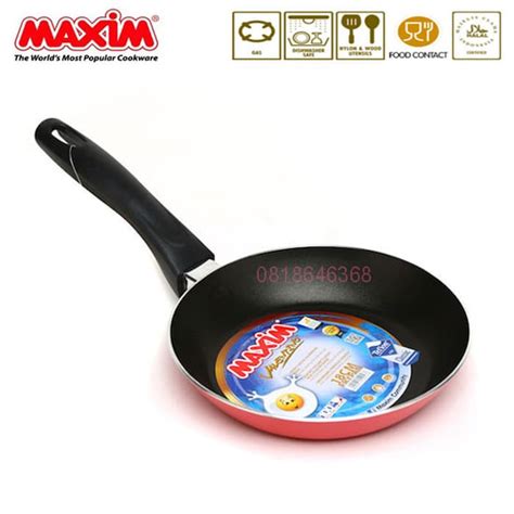 Jual Teplon MAXIM Valentino Frypan 22 Cm 24 Cm 26 Cm Berbahan Teflon