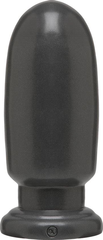 Shell Shock Grote Ronde Dildo Zwart Bol