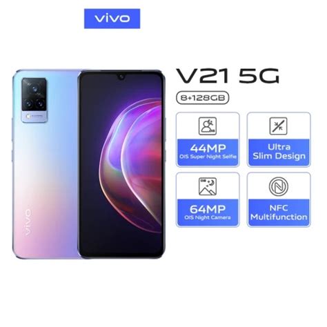 Jual Vivo V21 5G 4G Ram 8 128GB Ram 8 256GB SECOND Shopee Indonesia