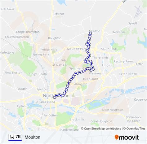 7b Route Schedules Stops And Maps Moulton Updated