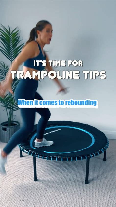 Get Comfortable On Your Mini Trampoline 🤸‍♀️ Trampoline Workout Trampoline Workout Benefits