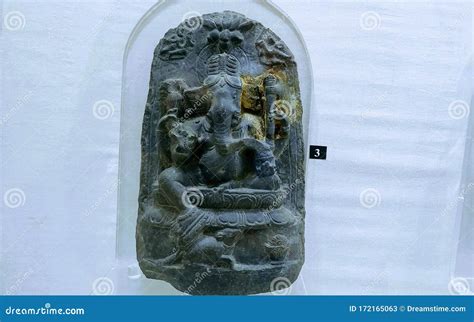 Fossil of Lord Ganesha in Vikramshila Museum. Editorial Stock Photo - Image of fossil, lord ...