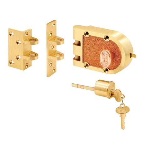 Prime Line Single Cylinder Solid Bronze Jimmy Proof Deadbolt Se 15361 The Home Depot