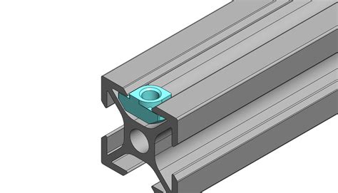 Porca Martelo M4 Canal 6 para Perfil Alumínio V Slot Alumaker