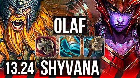 Olaf Vs Shyvana Top Winrate Solo Kills Godlike Kr