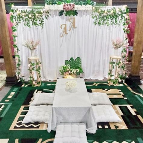 6 Cara Membuat Dekorasi Akad Nikah Di Rumah Sederhana Dan Elegan