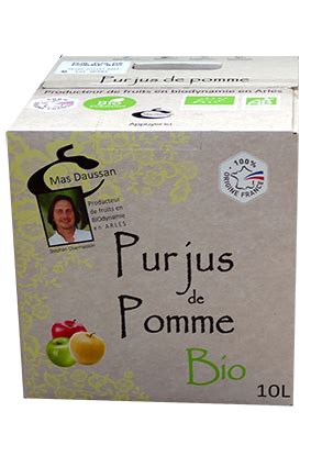 Jus De Pomme Bio Bib L L Mas Daussan Locavor Fr