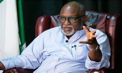 Akeredolu Fires Tinubu Apc Nwc Over Anointed Candidates And Zoning Of