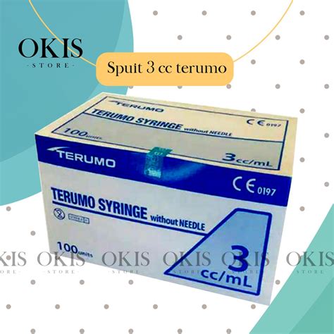 Jual Spuit 3 Cc Terumo Harga 1 Box Isi 100 Pcs Indonesia Shopee Indonesia