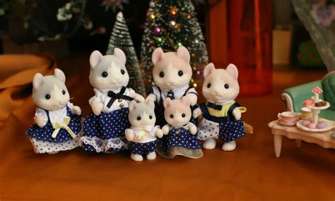 Sylvanian Families 2150 + 2151. Два набора с кошками кёрл - обзор, фото