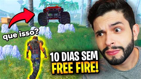 FIQUEI 10 DIAS SEM JOGAR FREE FIRE E QUANDO VI A ATUALIZAÇÃO YouTube