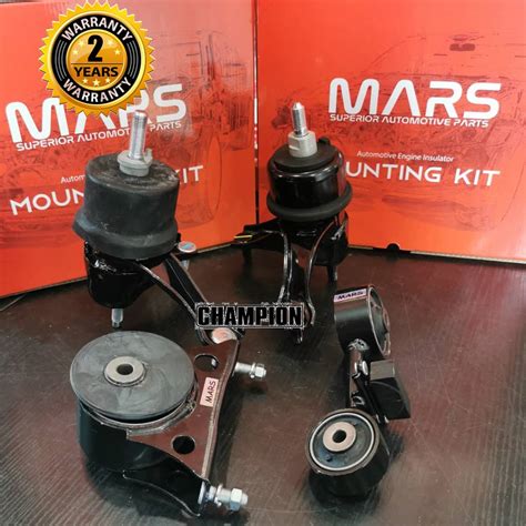 MARS ENGINE MOUNTING FULL SET THAILAND TOYOTA HARRIER 2004 2013 ACU30