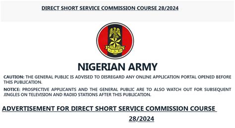 Nigeria Army DSSC Recruitment 2024 2025 Application Portal TRAVEL