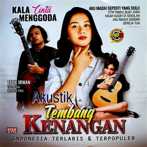 Kaset Mp Musik Audio Lagu Akustik Tembang Kenagan Nostalgia Lagu Pop