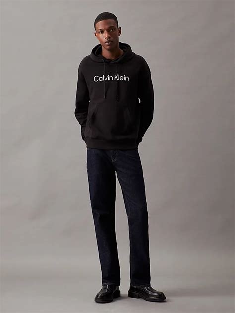 Cotton Terry Logo Hoodie Calvin Klein® K10k111345beh