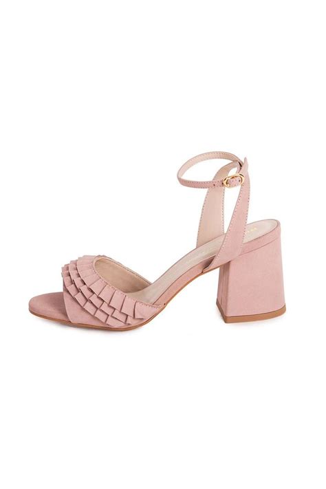 Pink Suede Heeled Sandals | Pink suede heels, Sandals heels, Suede heels