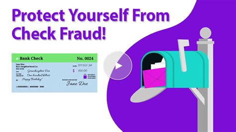 Money IQ Protect Yourself From Check Fraud