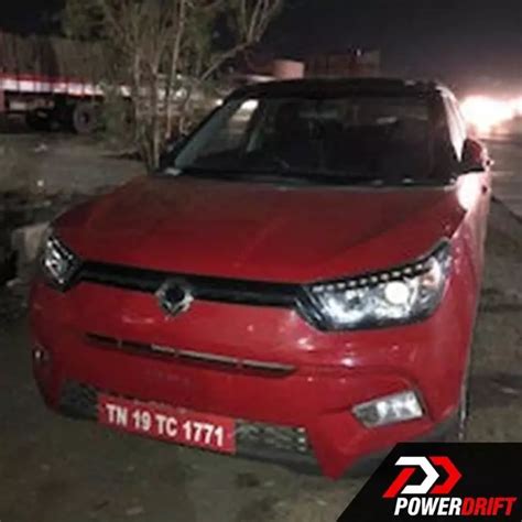 Ssangyong Tivoli Mahindra S Compact Suv Spied In India Without