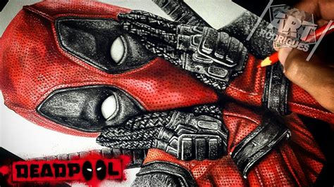 Desenhando O Deadpool Drawing Deadpool Speedart Youtube