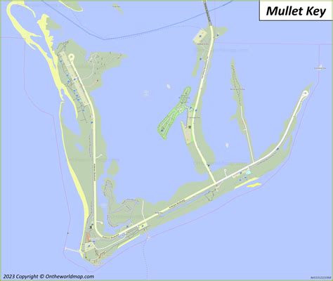 Mullet Key Map | Florida, U.S. | Detailed Maps of Mullet Key