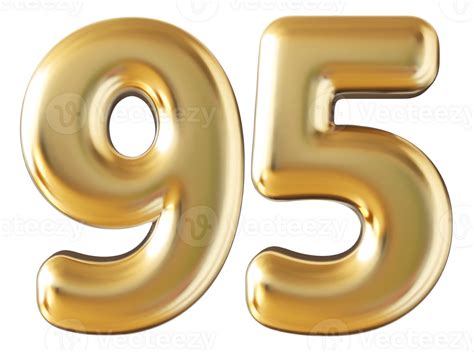 gold  number   png