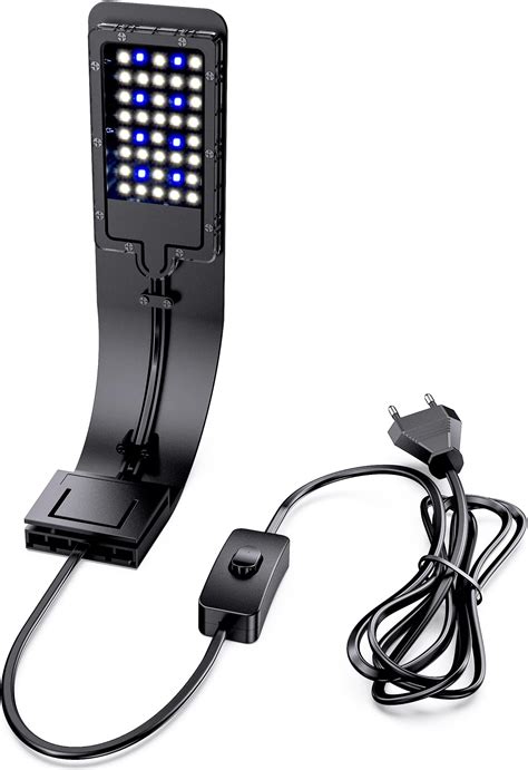 Nicrew Lampe Led Ultra Mince Pour Petit Aquarium Lampe Clairage