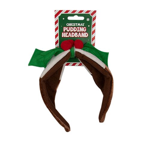 Christmas Pudding Headband Fancy Dress Partyrama