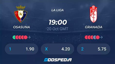 Osasuna Vs Granada Predictions Odds Live Score Stats