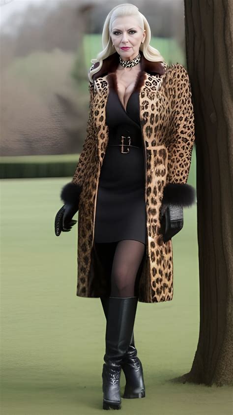 Pinterest | Leather outfits women, Leather dress women, Leopard print ...