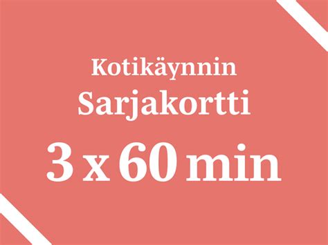 Sarjakortit Coronaria Kuntoutus Ja Terapiapalvelut