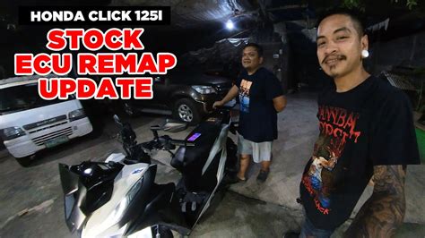 Honda Click 125i Stock Ecu Remap Update Youtube