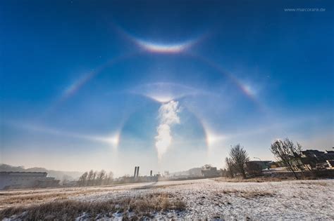 Diamond Dust Halos In Jena Germany Halo Phenomena