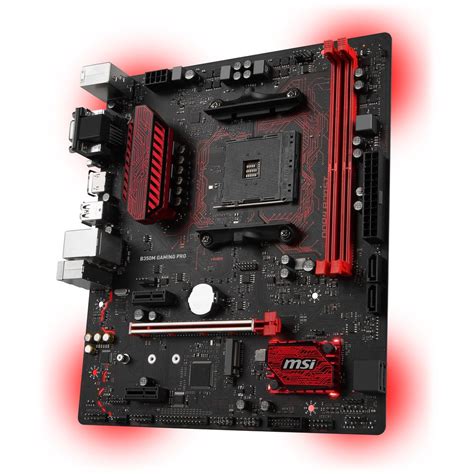 MSI B350M Gaming Pro AMD Ryzen Socket AM4 Micro ATX Desktop Motherboard