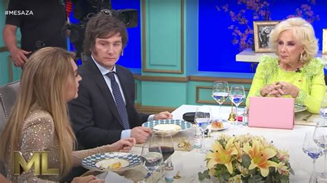 Confirmado Javier Milei y Fátima Florez inaugurarán la mesa Mirtha Legrand