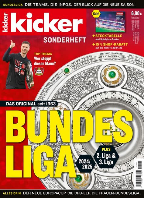 Kicker Bundesliga Sonderheft Zeitschrift Als Epaper Im Ikiosk Lesen