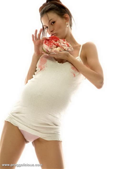 Naked Pregnant Preggo Chick Smothers Cake All Over Her Xxx Dessert