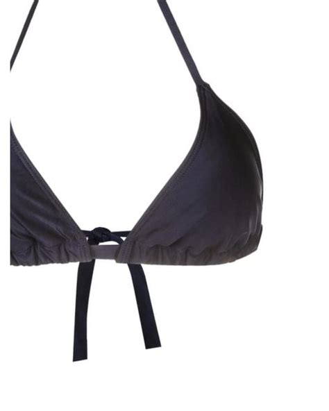 Lygia Nanny Iasmin Triangle Cup Bikini Top In Blue Lyst Uk