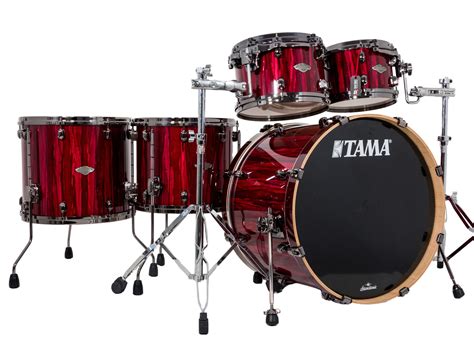 Tama Starclassic Performer 22 Maple Birch Drum Kit Crimson Red