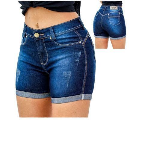 Kit Bermudas Jeans Feminina Promo O Shopee Brasil