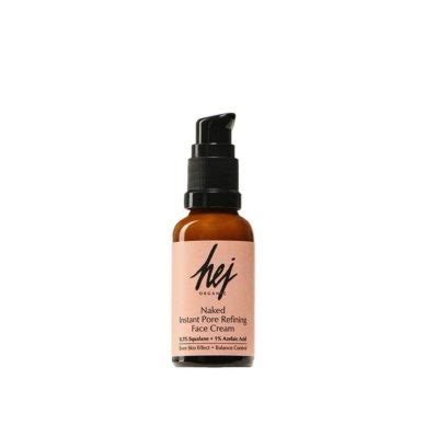 Hej Organic Naked Instant Pore Refining näokreem skvalaani ja aselaiinhappega 30ml Mediron