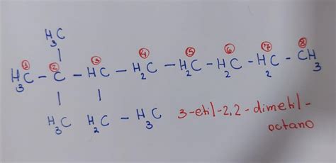 3 etil 2 2 dimetil octano escreva o composto na fórmula estrutural