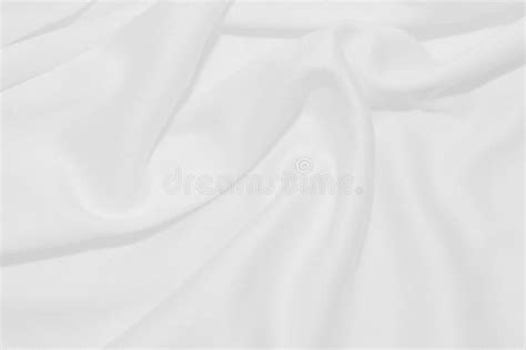 A Clean White Cloth With Swaying Streaks For The Background Stock Image