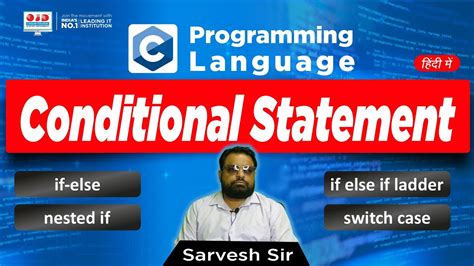 Master In C Programming Conditional Statement If Else If Else If Ladder Switch Case