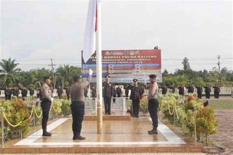 Polres Barsel Gelar Upacara Memperingati Hari Pahlawan Tahun 2023